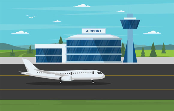Download Aircraft Plane in Runway Airport - Runway Collection