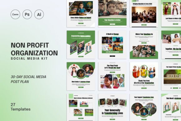 Download Non Profit Social Media Marketing Kit - Profit Collection