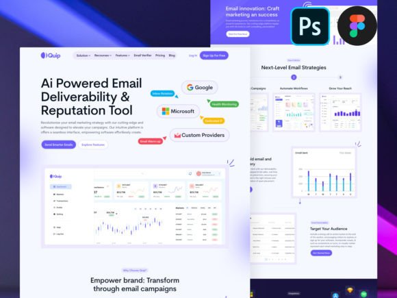 Download SaaS - AI-Based Email Marketing Software - Soft Collection