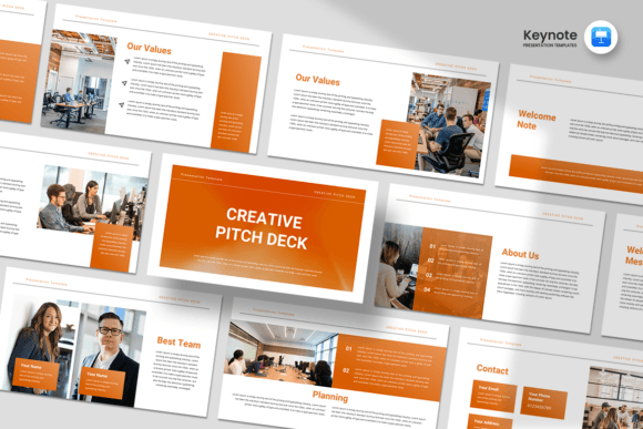 Download Creative Pitch Deck - Keynote Template - Creative Collection