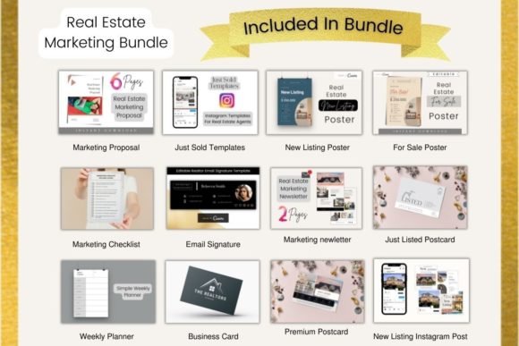 Download Premium - Real Estate Marketing Bundle - Estate Collection