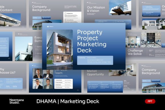 Download DHAMA | Real Estate Marketing Deck PPT - Estate Collection