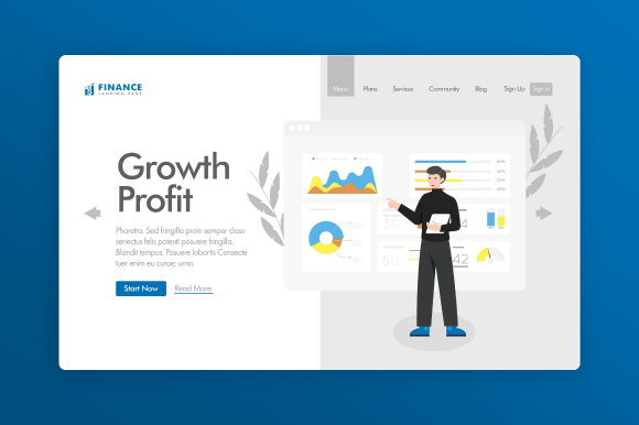 Download Website Illustration - Financial Profit - Profit Collection